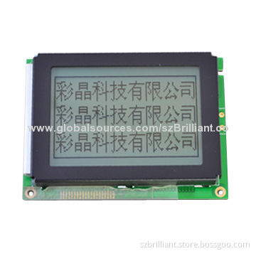 128x64 FSTN Dots Matrix LCD Module Display, Support Serial/Parallel Communication, 3V or 5V